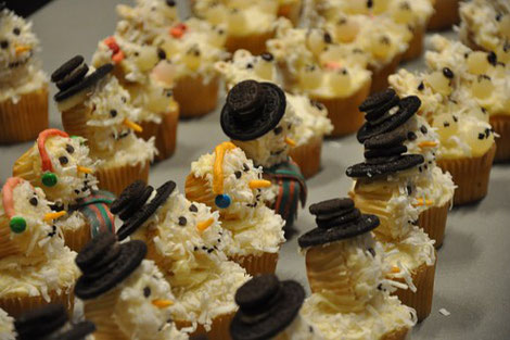 Cupcakes aus Kokosraspeln