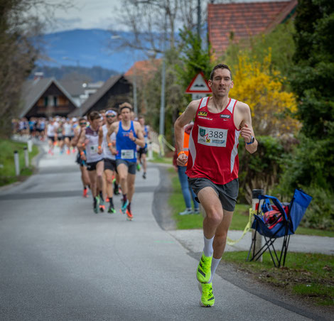 Andreas Vojta ca.  400m nach dem Start