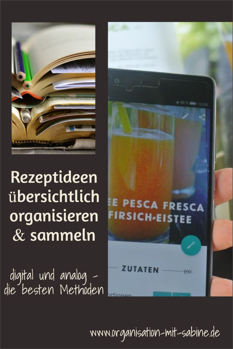 Rezeptideen organisieren