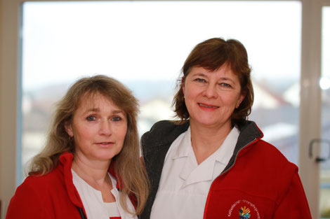 Birgit Fuchs (Stellvertreterin) und Andrea Raible-Kardinal (Pflegedienstleiterin)