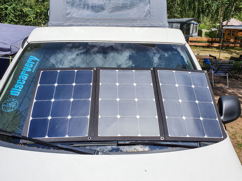 Mobiles 120 W Solarpanel