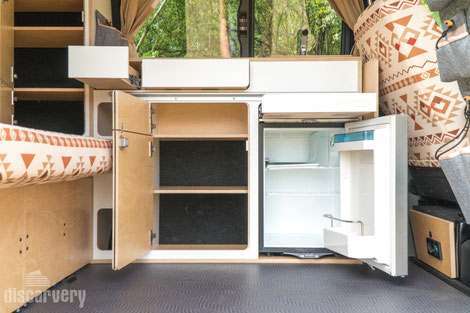 Hier passt ordentlich was rein! 52 cm Ladehöhe stehen zur Verfügung.