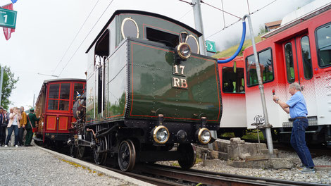 Lok 17 wurde 1925 von der SLM geliefert und steht auch noch fast 100 Jahre später regelmässig im Einsatz