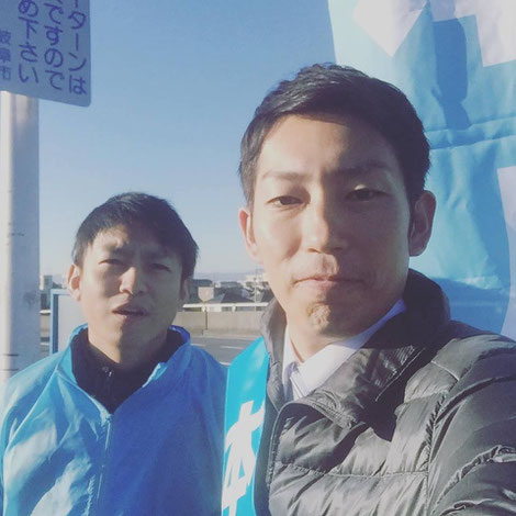 西岐阜駅で浅野まさき街頭演説