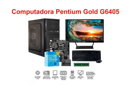 Computadora Pentium Gold G6405 4.1 GHZ DDR4  en chimbote, innova meganegocios, venta de computadoras  en chimbote