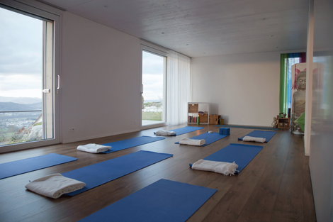 Yoga-Raum bei Yoga & Therapie Susanne Kursawe aus Bellikon Schweiz
