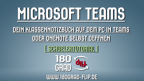 Klassennotizbuch auf dem PC in Teams oder OneNote selbst öffnen