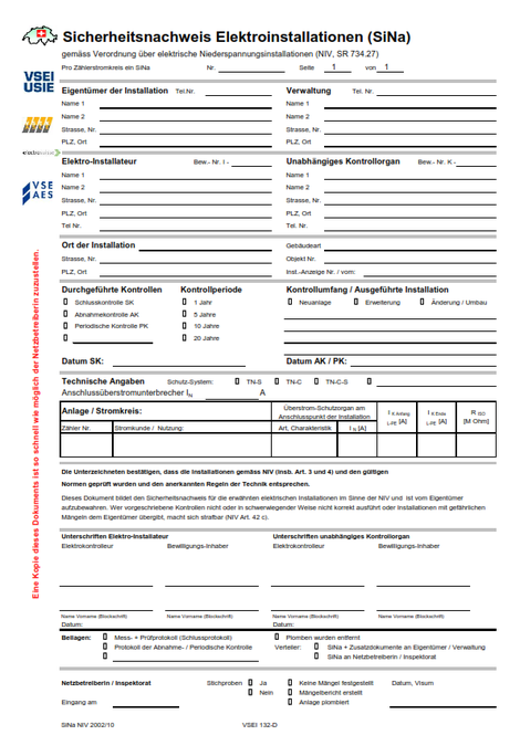 Beispiel von einem Sicherheitsnachweis
