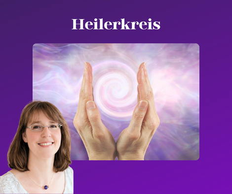 Ina Paulus und Heilende Hände die eine Energiekugel aufbauen