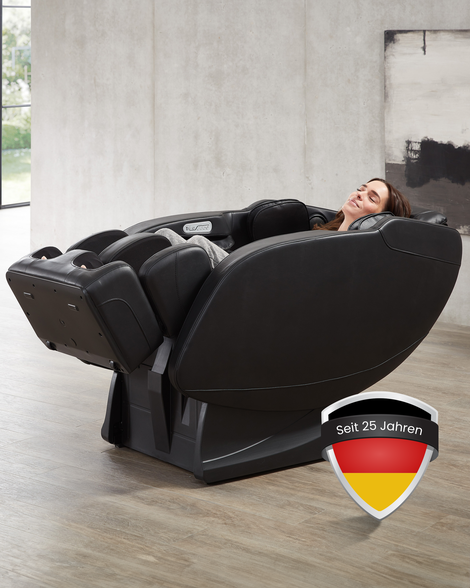 Zero Gravity Massagesessel kombinieren NASA-inspirierte Schwerelosigkeitstechnologie mit modernen Massagefunktionen. Die spezielle Positionierung entlastet Ihre Wirbelsäule, verbessert die Durchblutung und bietet tiefgreifende Entspannung für den Körper.