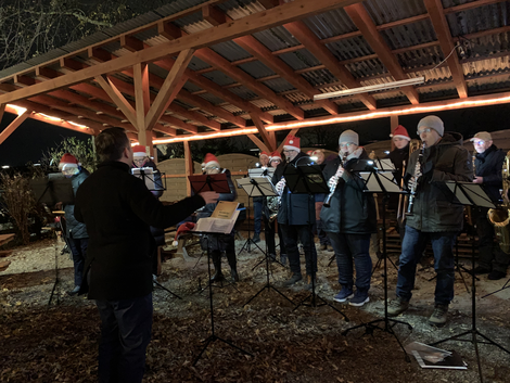 Auftritt beim Weihnachtsmarkt des Pfälzerwaldvereins (Bildrechte: MBO)