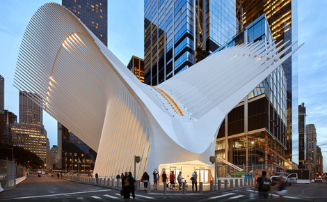 Santiago Calatrava's Transport Hub New York City