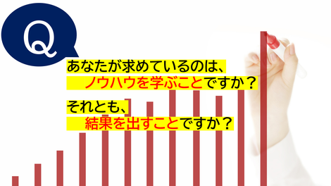 ノウハウ、結果