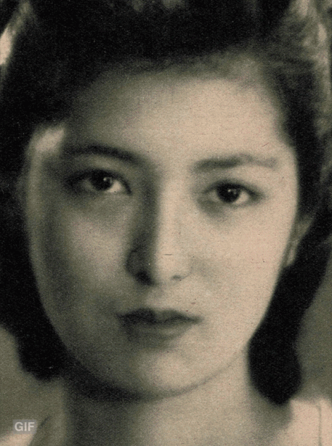 修復・色再現 作業例GIFアニメ　諏訪根自子