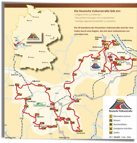 Traumstraße: Deutsche Vulkanstraße i.d. Eifel - Reisetagebuch der