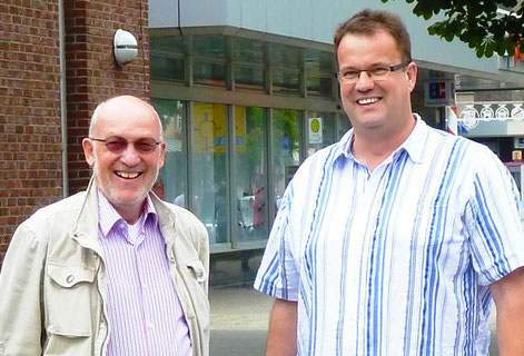 v. l. n. r.: Klaus Plonka und Heiko Haaz (Foto: Thomas Stralka)