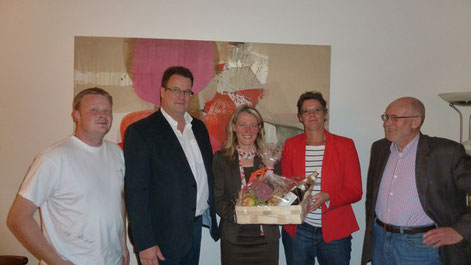 v. l. n. r.: Karsten Holderberg, Heiko Haaz, Kerstin Radomski, Claudia Schmidt und Klaus Plonka (Foto: Thomas Stralka)