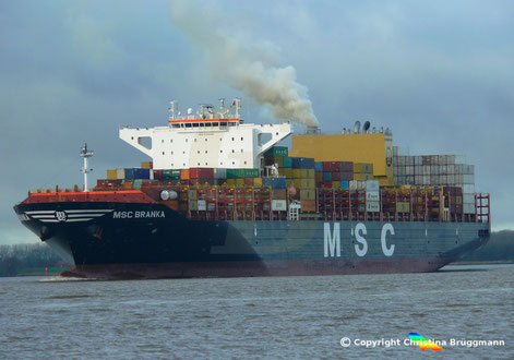 Containerschiff MSC BRANKA