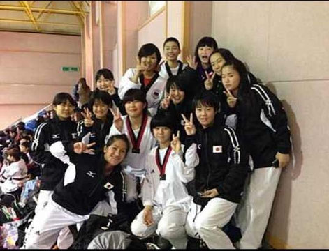 米田優選手 韓国選手に13対3で勝利★