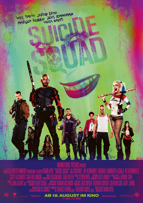 Suicide Squad - DC Comics - Warner Bros Pictures - kulturmaterial - German Poster