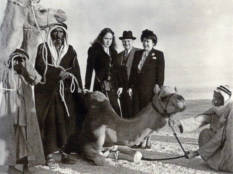 The Duce family in Arabia in late 1947, months prior Ivy & Charmian visited Meher Baba in India.