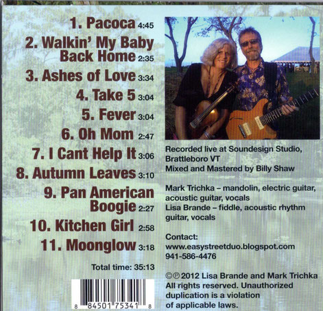 CD : back cover