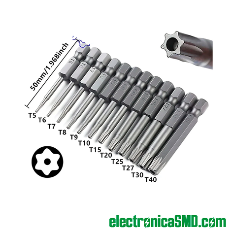 torx de seguridad guatemala, puntas torxs guatemala, torx de seguridad desarmadores desarmador puntas