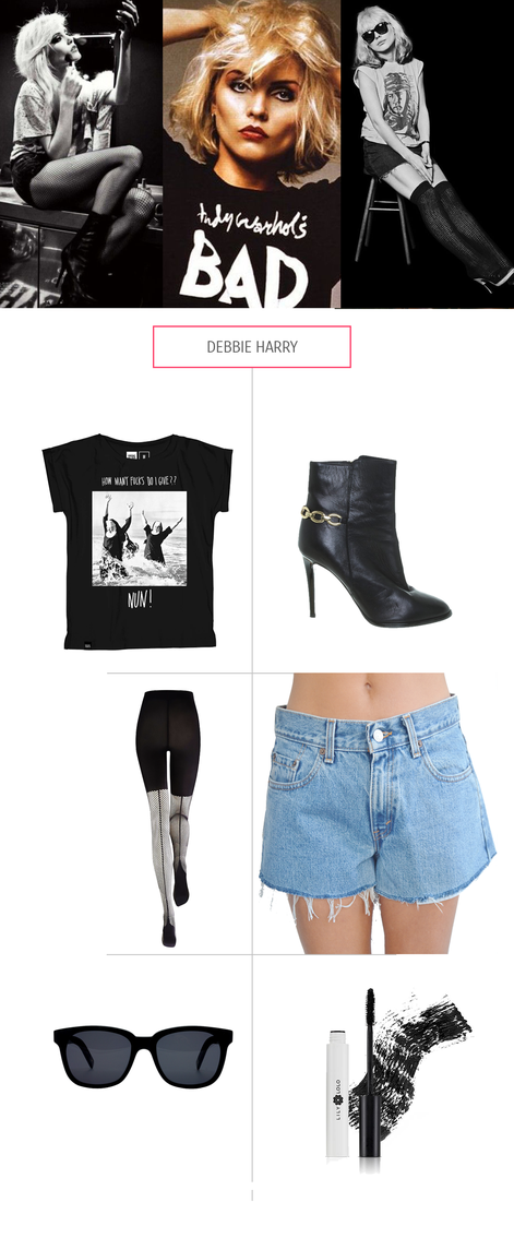 Debbie Harry`s Look mit nachhaltigen & fairen Klamotten nachgestylt