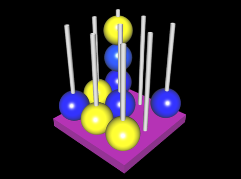 3D Tic Tac Toe mit Parameterflächen