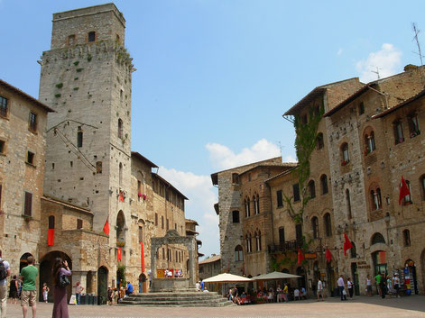 Die mittelalterliche Innenstadt von San Gimignano