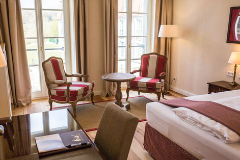 Passendes Ambiente im Schlosshotel Leitheim