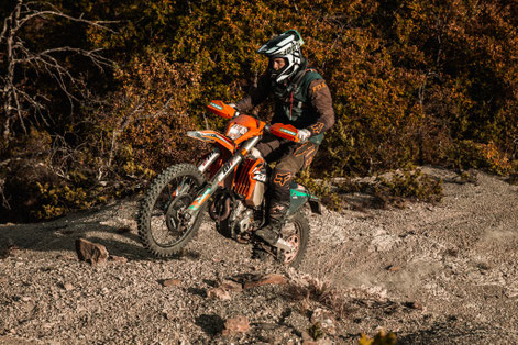 Enduro Auffahrt Umbrien