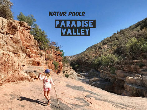 Paradise Valley in Marokko.