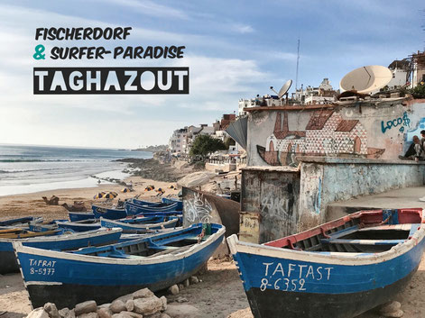 Fischerdorf und Super-Stadt Taghazout