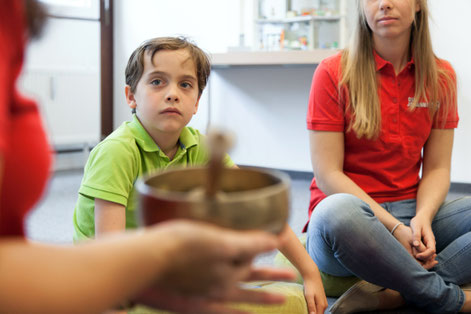 Die Kinder in der Trauergruppe