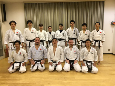 Im Dojo von Tokuno Sensei, Osaka 2016