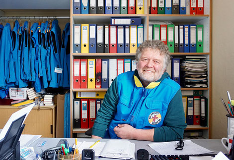 Fotos (Caritas Duisburg): Frank Heller, Leiter der Ökumenischen Bahnhofsmission