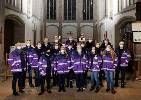 Mitten in der Pandemie waren im Januar 2022 der vorherige Ausbildungsgang zu ehrenamtlichen Notfallseelsorgern beauftragt worden. Foto: Galusz Bartos l ev. Kirchenkreis DU