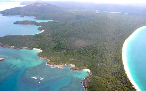 Mit Baby am Great Barrier Reef in Australien