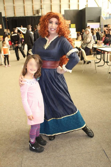 Anniversaire Merida à domicile