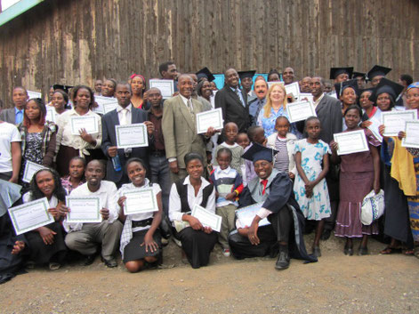 This is the Faith Therapy graduation in Nairobi Kenya in Christian counseling