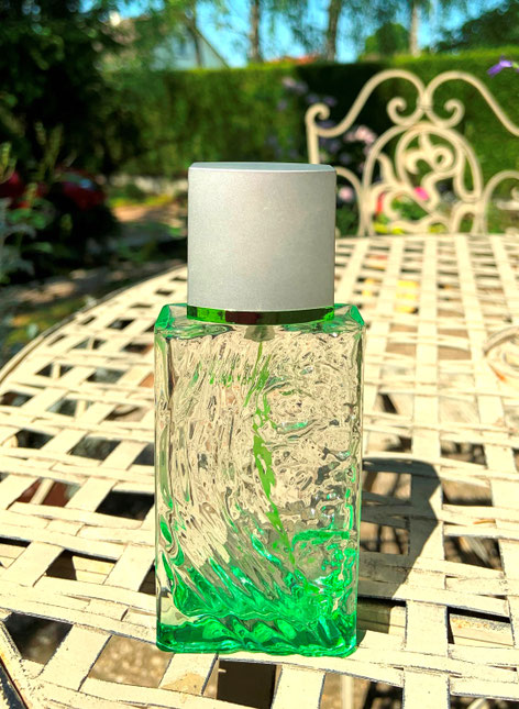 ROCHAS - REFLETS D'EAU HOMME :  EAU DE TOILETTE 50 ML : VERSO DU FLACON