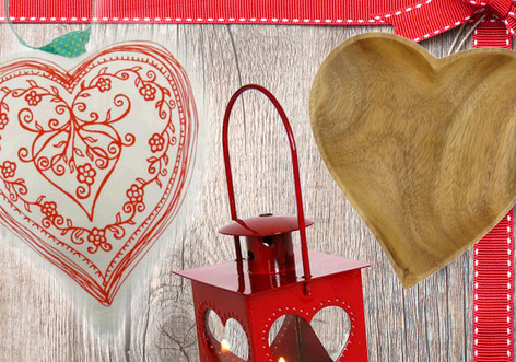 Mit Herz: Warum nicht mal mit dem Symbol der Liebe und Freundschaft Danke sagen?