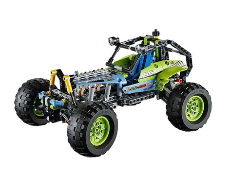 Im Paket Lego 42037 sind 494 Einzelteile mit einer Anleitung enthalten.