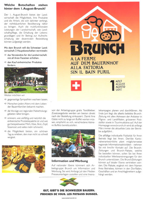 1. August Brunch