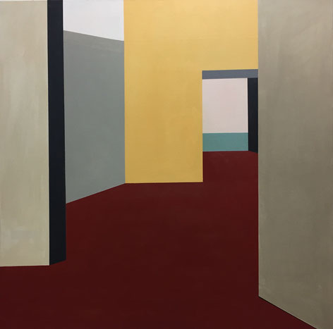 FarbRäume 13, Acryl, 100 x 100 cm, 2019/20