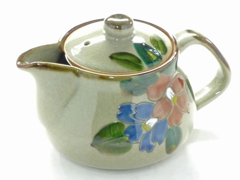 九谷焼『多用途急須』大 コンビ山茶花『裏絵』