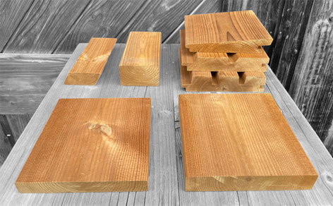 Thermoholz schafft mit seinem warm gländendem Braunton eine angenehme natürliche Atmosphäre © CASA VARIO GmbH - Holzhäuser und Individuelles aus Holz