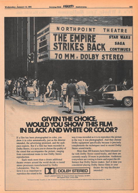 Bild: Dolby Laboratories San Francisco