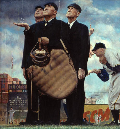 Norman Rockwell (1894-1978)|Tough Call